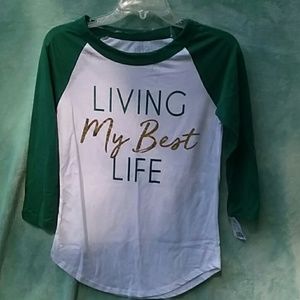 NWT three-quarter length sleeve t-shirt